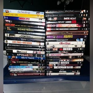 Collection of 132 DVD’s and BlueRay movies